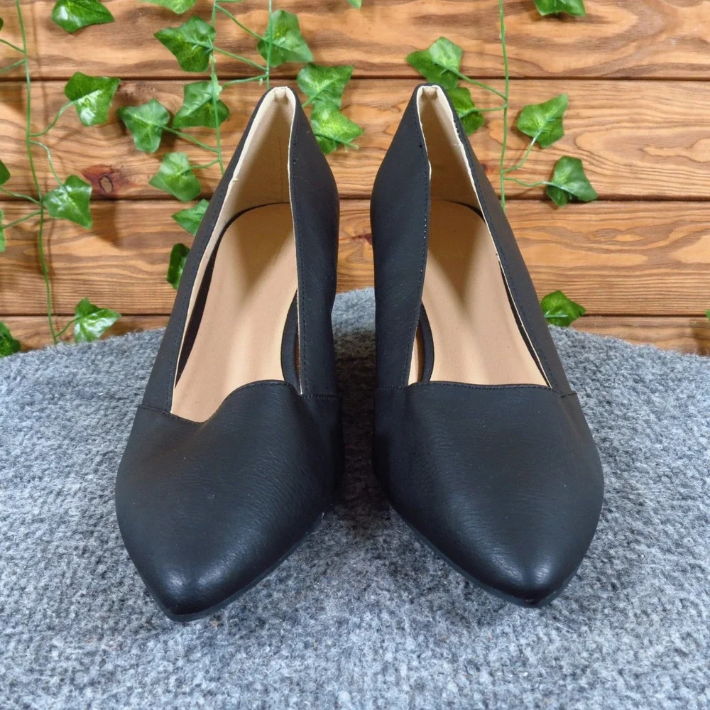 Simply Styled Stanzie Women Wedge Pump Size 10 Dress Office Professional Black